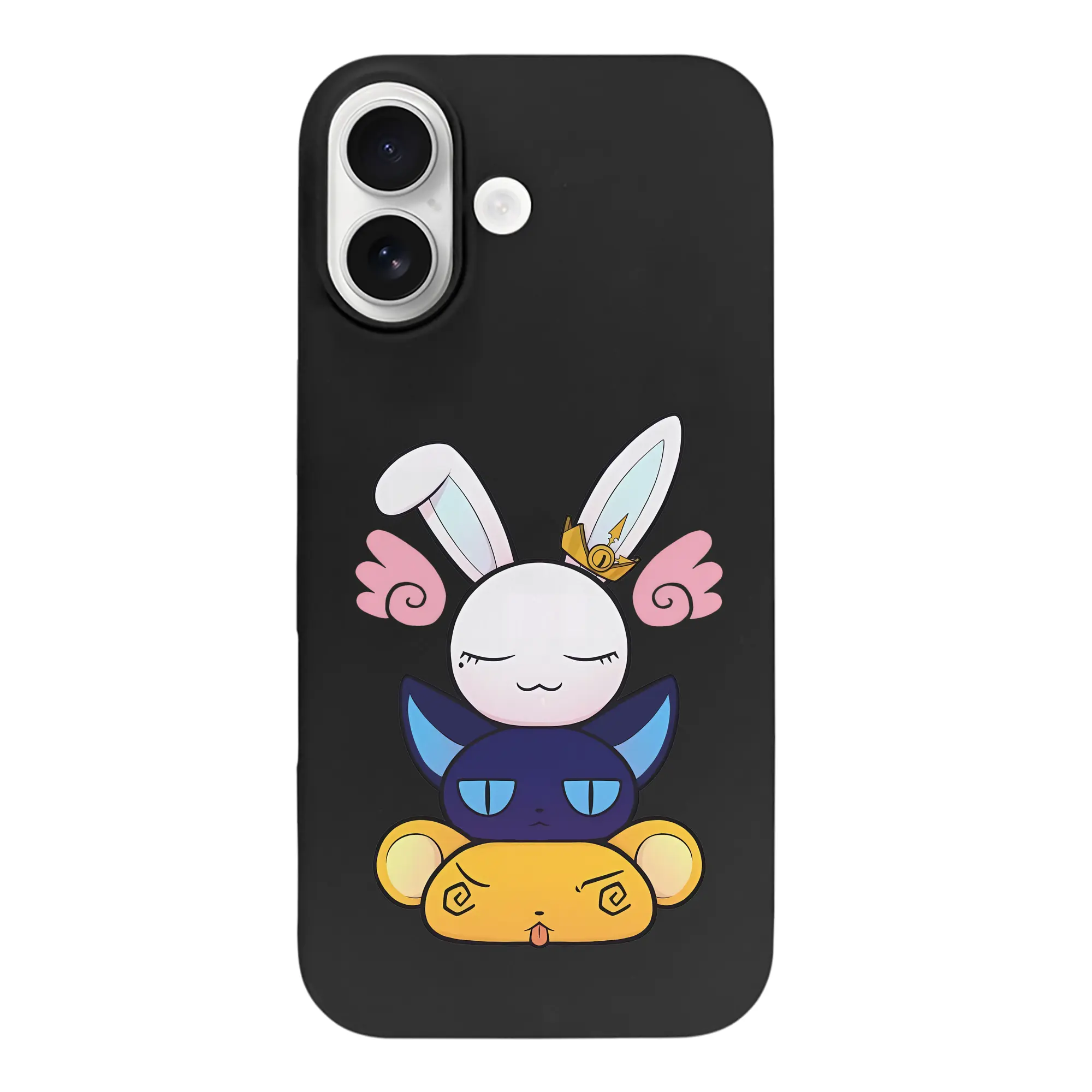 カードキャプターさくら グッズ,モモ - iPhone 17 シリーズ シリコンケース 薄型 耐衝撃 指紋防止 ソフトタッチカバー 精密フィット 傷防止 保護ケース iPhone 17/17 Air/17 Pro/17 Pro Max 対応